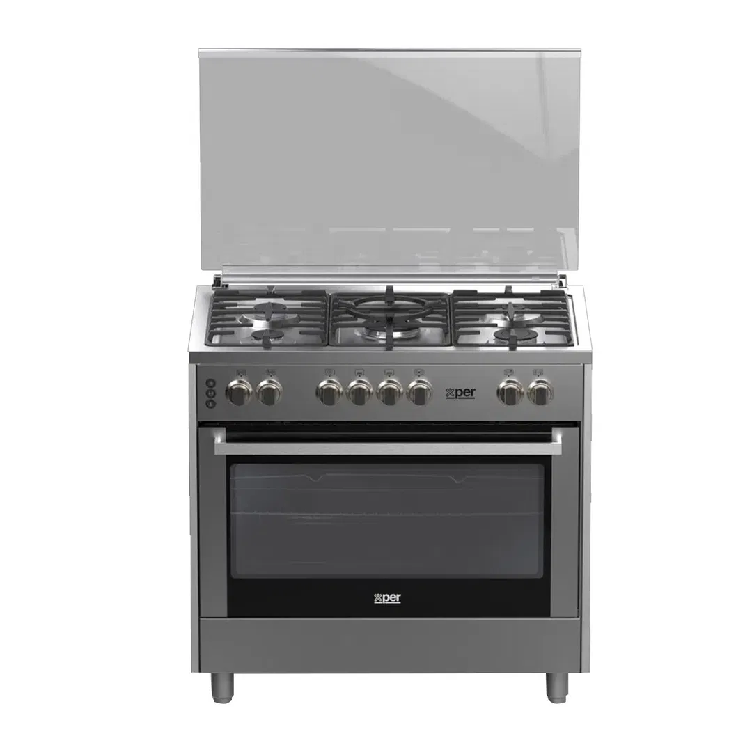 Xper Oven 89.8 * 59.5 cm Professional Turkish Fan, Steel, XP980GGCIPF