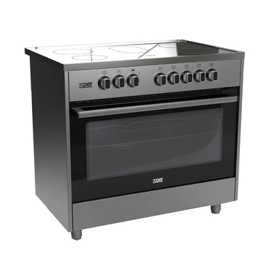 Xper electric oven 89.8 * 59.5 cm ceramic fan steel, XP9060VTCS