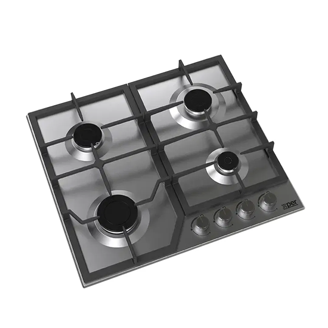 Xper Built-in gas hob, 58 cm, Turkish steel, XPBH60CIG
