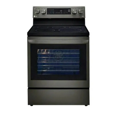 LG 6.3 cu ft. Smart Wi-Fi Enabled True Convection InstaView® Electric Oven with Air Fry, LREL6325D