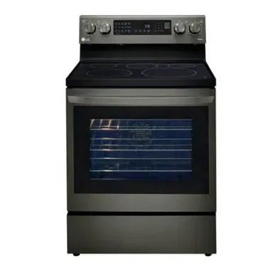 LG 6.3 cu ft. Smart Wi-Fi Enabled True Convection InstaView® Electric Oven with Air Fry, LREL6325D