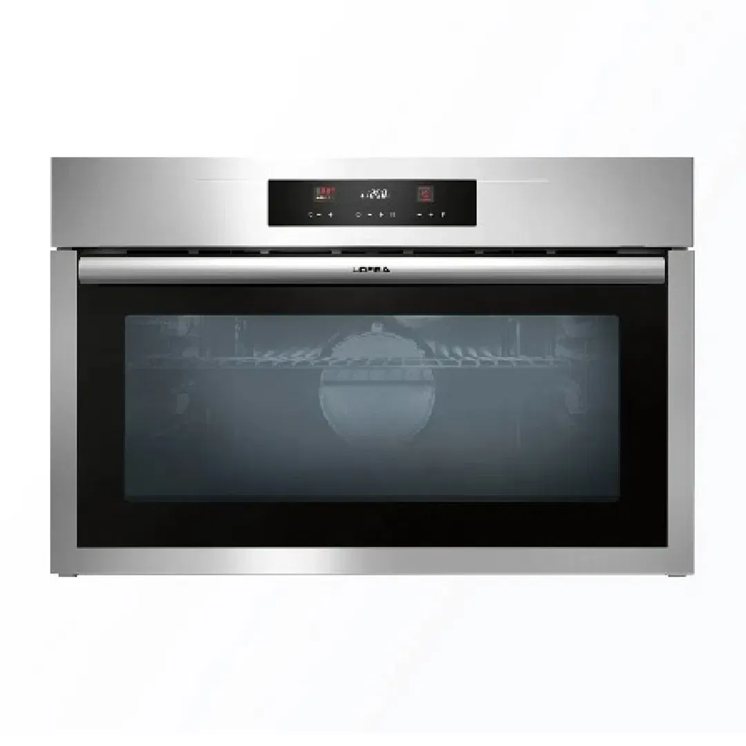 Lofra Built-In Electric Oven 90 cm Steel + Black Glass, FQS9TEE/02900