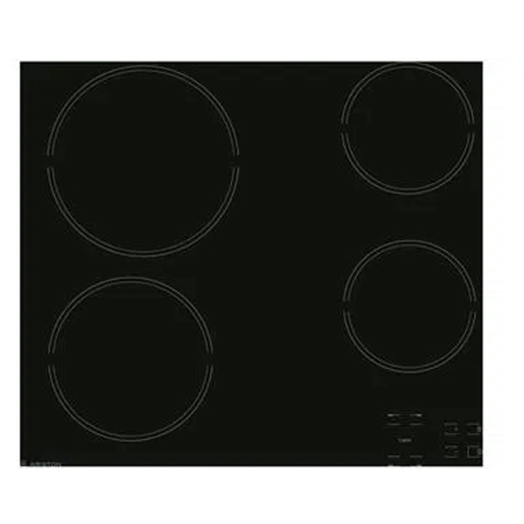 سطح اريستون بلت ان 60 سم كهرباء زجاج اسود HR611CA