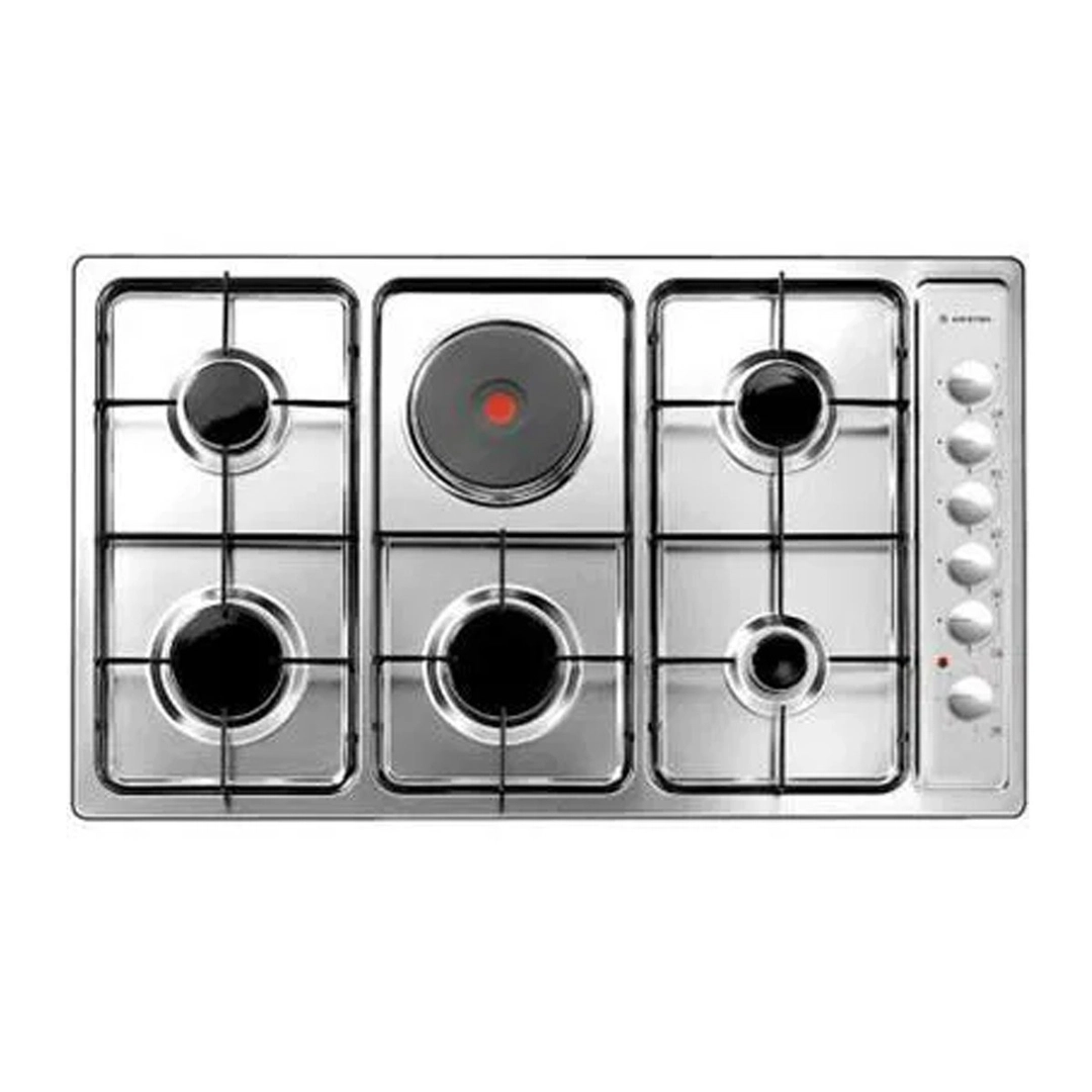 Ariston Built-in Hob 86 cm, 5 Gas Burner + 1 Hot Plate, AM95E0GMIXSA