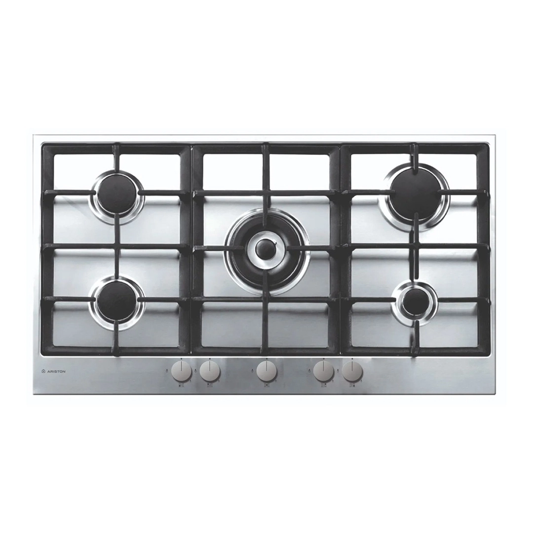 Ariston Built-In Gas Hob 90 cm Steel, PK 951 T GH SA
