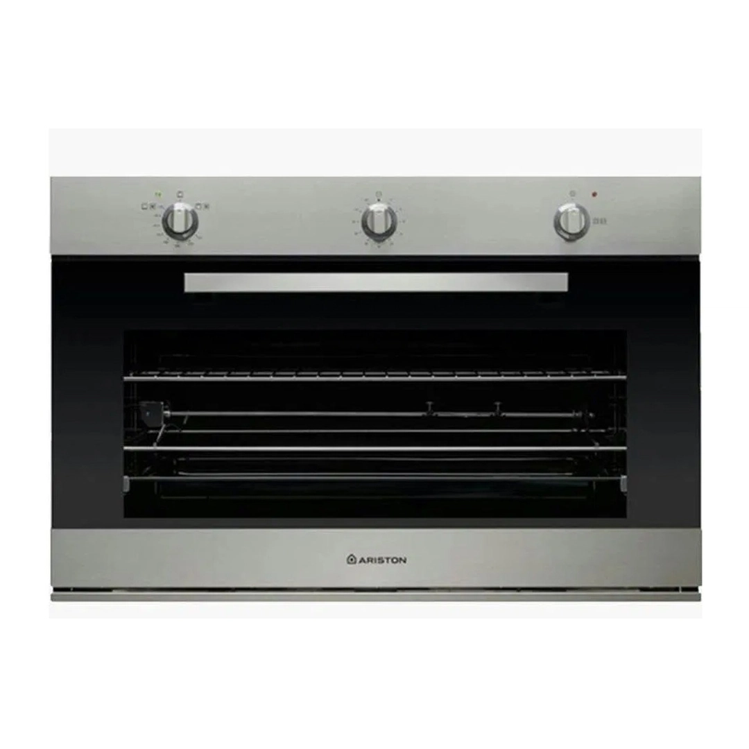 Ariston Built-in Gas Oven 90 Cm, Full safety, Stainless Steel MHG521IX