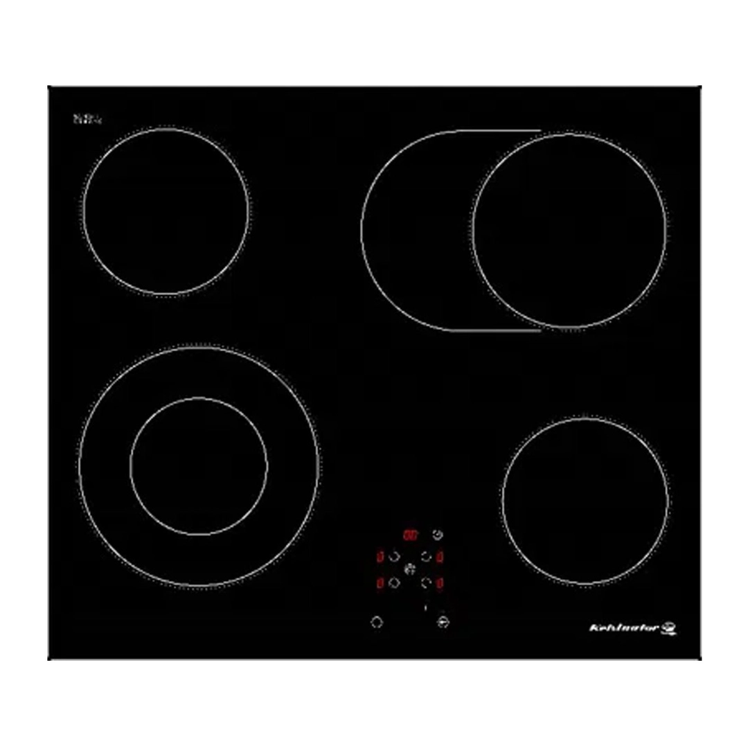 Kelvinator built-in electric black ceramic surface 58 cm, KLH-VC6TF