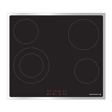 Kelvinator built-in electric hob, 58 cm, black, KHC6T