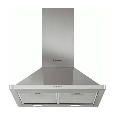 Ariston wall mounted chimney cooker hood 60 cm, AHPN6.4FLMX