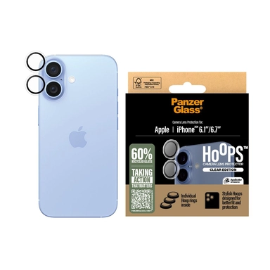 PanzerGlass Hoops Transparent Lens Protector iPhone 16/ Plus