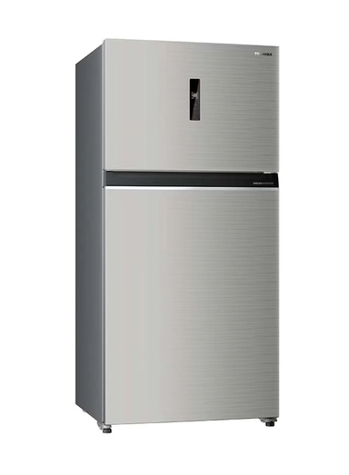 ثلاجة توشيبا بابين 21.5 سلفر GR-RT835WE-PMU(49)