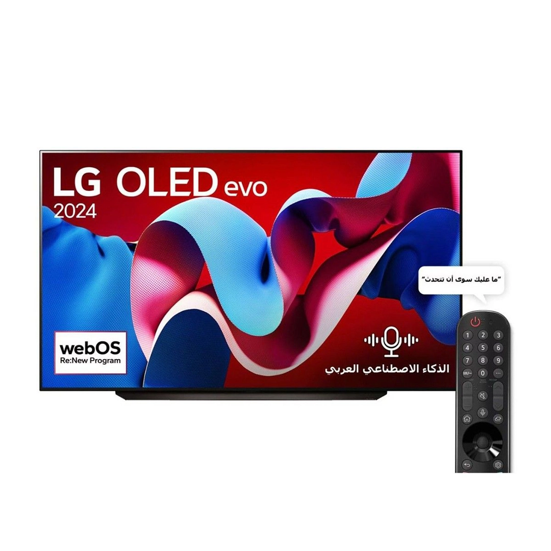 LG 48 Inch LG OLED evo C4 4K Smart TV AI Magic remote Dolby Vision webOS24, OLED48C46LA