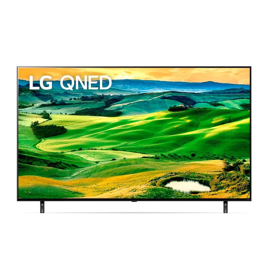 تلفزيون LED بتقنية ألوان Quantum Dot NanoCell Color بدقة 4K الحقيقية من إل جي مقاس 65 بوصة من السلسلة QNED80، مع HDR (النطاق الديناميكي العالي) السينمائي 4K لتصميمات شاشة السينما والمزوّد بإمكانية الإعتام المحلي 65QNED806QA