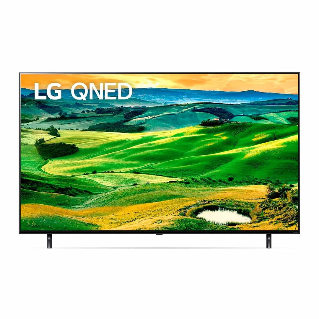 تلفزيون QNED من إل جي بدقة 4K حقيقي. مقاس 75 من السلسلة 80. معالج ألفا 7 الجيل الخامس لذكاء إصطناعي., 75QNED806QA