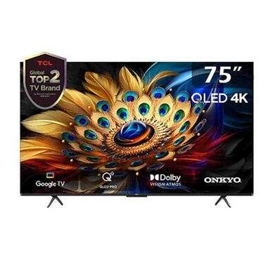 شاشة TCL سمارت 75 بوصة QLED 75C655 4K