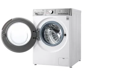 غسالة LG اتوماتيك امامية 12 ك ابيض تنشيف 8 ك WSV1208WHT