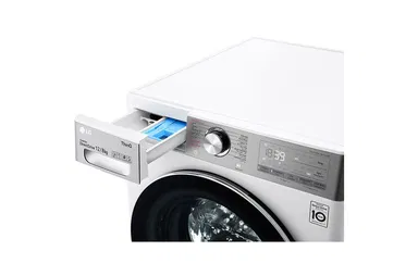 غسالة LG اتوماتيك امامية 12 ك ابيض تنشيف 8 ك WSV1208WHT