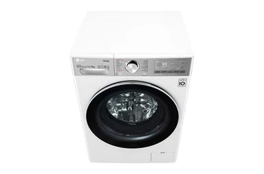 غسالة LG اتوماتيك امامية 12 ك ابيض تنشيف 8 ك WSV1208WHT