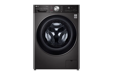 LG Front Load Washer-Dryer 12 KG, 8 KG, Silver Steel, WSV1208BST