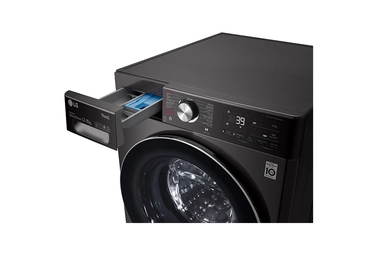 LG Front Load Washer-Dryer 12 KG, 8 KG, Silver Steel, WSV1208BST