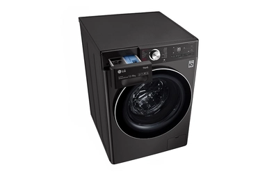 LG Front Load Washer-Dryer 12 KG, 8 KG, Silver Steel, WSV1208BST