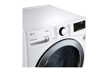 LG Front load Washer-Dryer 17 / 10 KG, White, WS1710WHT