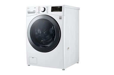 LG Front load Washer-Dryer 17 / 10 KG, White, WS1710WHT