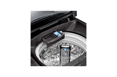 LG 11 Kg Top Load washing Machine, Middle Black Colour, TurboWash3D™, Steam, Tub Clean, WTS11HHDK
