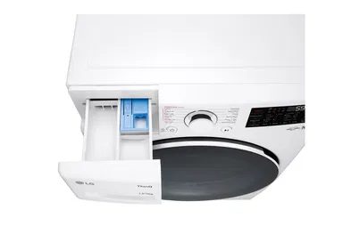 LG Front Load Washing Machine 13 Kg, White, WS1308WHT