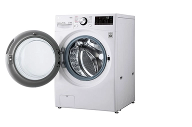 LG Front Load Washer-Dryer 15 KG, 8 KG, White, WS1508WHT