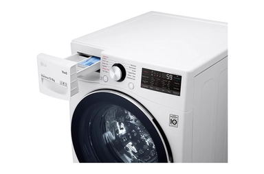 LG Front Load Washer-Dryer 15 KG, 8 KG, White, WS1508WHT
