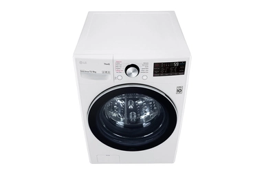 LG Front Load Washer-Dryer 15 KG, 8 KG, White, WS1508WHT