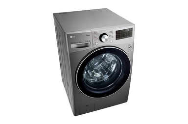 LG Front Load Washer-Dryer 15 KG, 8 KG, Silver Steel, WS1508XMT