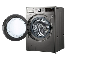 LG Front Load Washer-Dryer 15 KG, 8 KG, Silver Steel, WS1508XMT