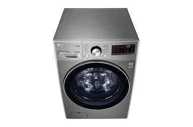 LG Front Load Washer-Dryer 15 KG, 8 KG, Silver Steel, WS1508XMT