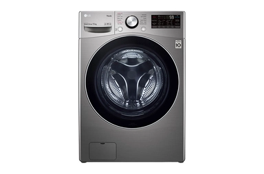 LG Front Load Washing Machine 15 kg, Steel, WF1510XMT