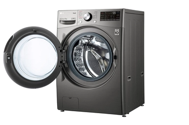 LG Front Load Washing Machine 15 kg, Steel, WF1510XMT
