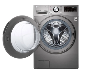 LG Front Load Washing Machine 15 kg, Steel, WF1510XMT