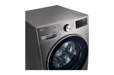 LG Front Load Washing Machine 15 kg, Steel, WF1510XMT