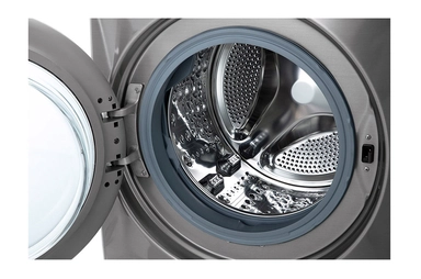 LG Front Load Washing Machine 15 kg, Steel, WF1510XMT