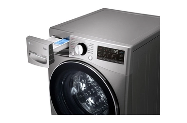LG Front Load Washing Machine 15 kg, Steel, WF1510XMT