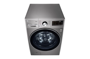 LG Front Load Washing Machine 15 kg, Steel, WF1510XMT