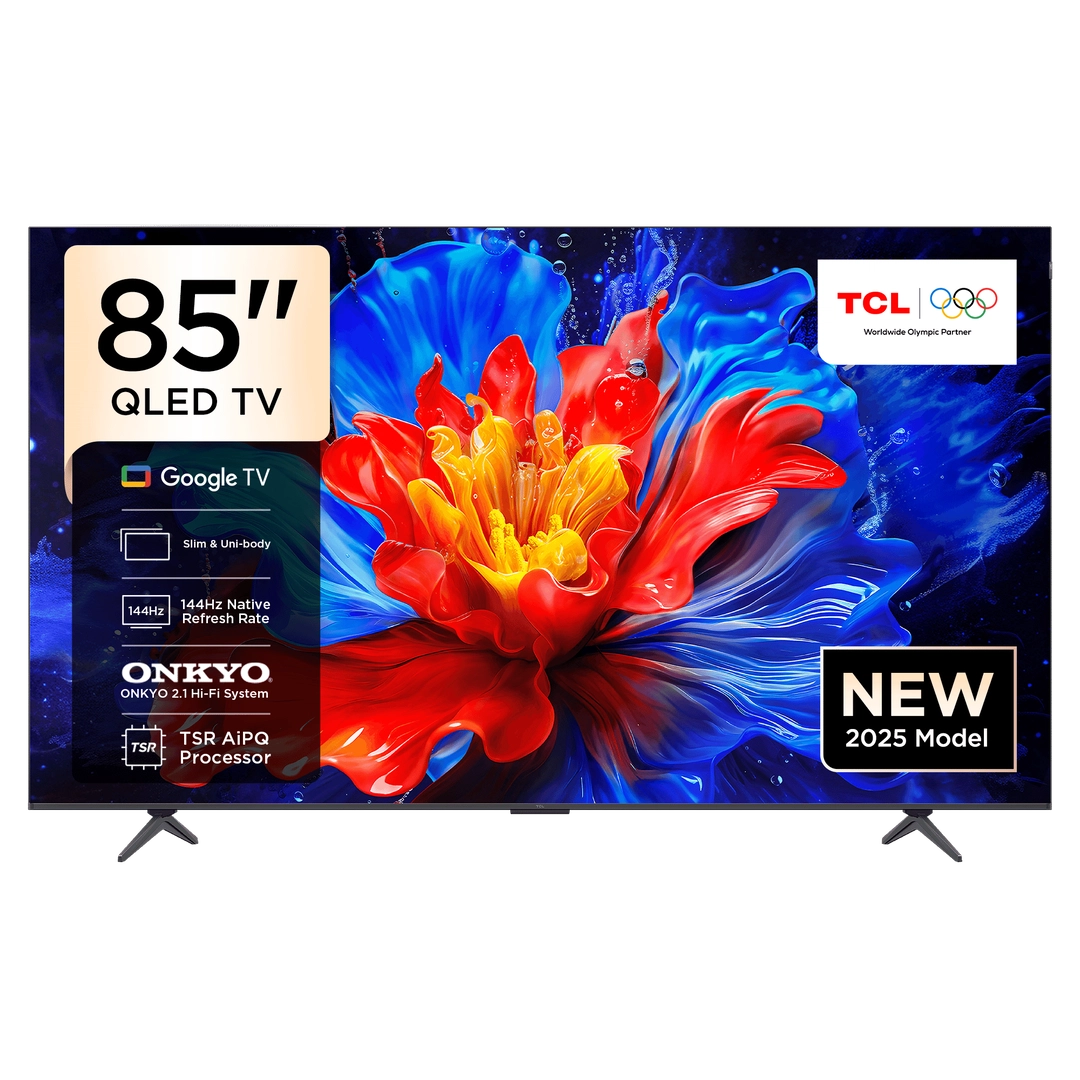 TCL Smart TV 85" QLED 4K Google TV 85P8K