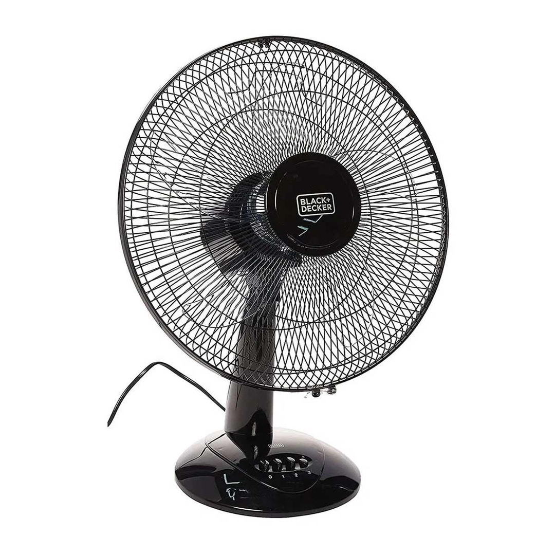 مروحة مكتب بلاك & ديكر 60 واط اسود FD1620-B5