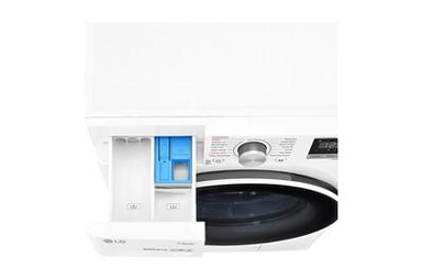 LG Front load Washer-Dryer 9 / 6KG Turbo Dry, White WSV0906WH