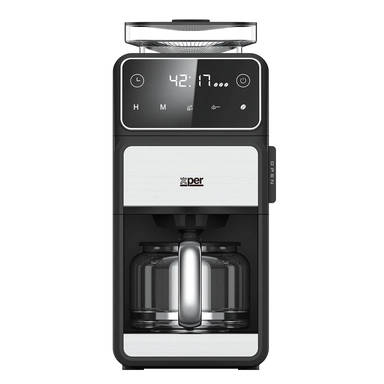 Xper Coffee Maker with Grinder Touch Screen 1050W 1.5L XPDCG-800