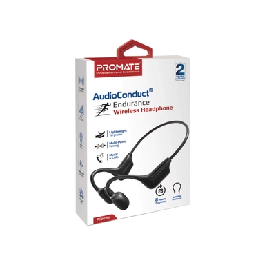 Promate Audio Conduct Endurance Wireless Headphone Black