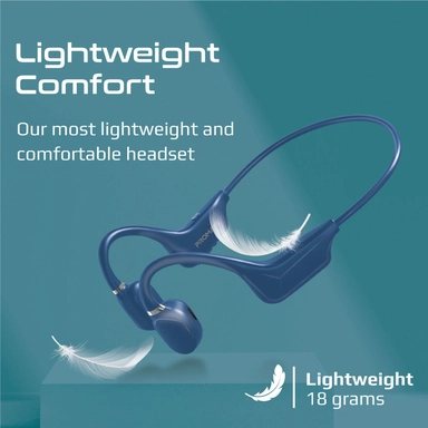 Promate Audio Conduct Endurance Wireless Headphone Blue