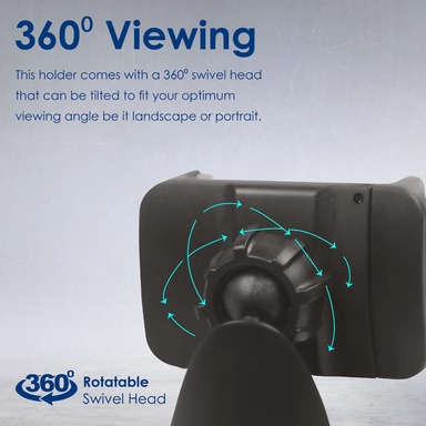 بروميت , حامل السيارة العالمي لجميع الهواتف الذكية ,أسود