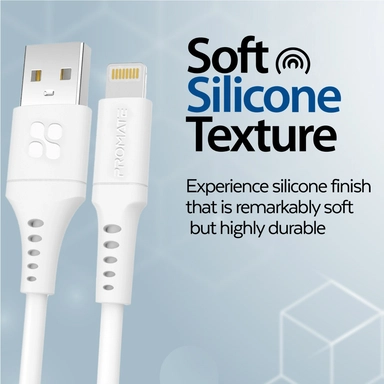 Promate 20W Fast Charging USB-C TO Lightning Cable 2M White